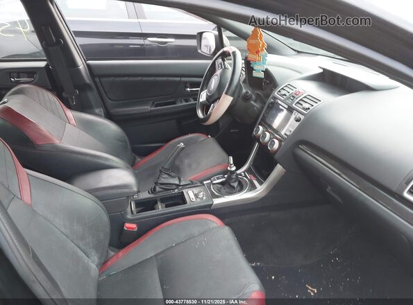 JF1VA2Z6XG9803352 2016 SUBARU WRX STI Black Вид салону спереду