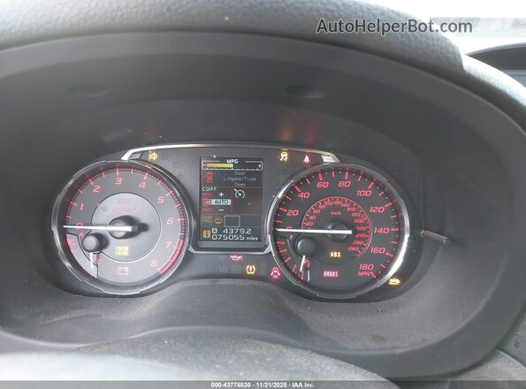 JF1VA2Z6XG9803352 2016 SUBARU WRX STI Black Вид задніх сидінь