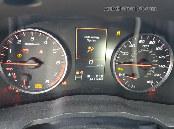 JF1VBAA62P9805647 2023 SUBARU WRX Black ხელსაწყოთა პანელის ხედი