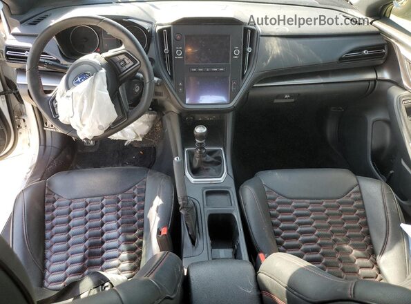 JF1VBAA63P9823817 2023 SUBARU WRX White Widok deski rozdzielczej