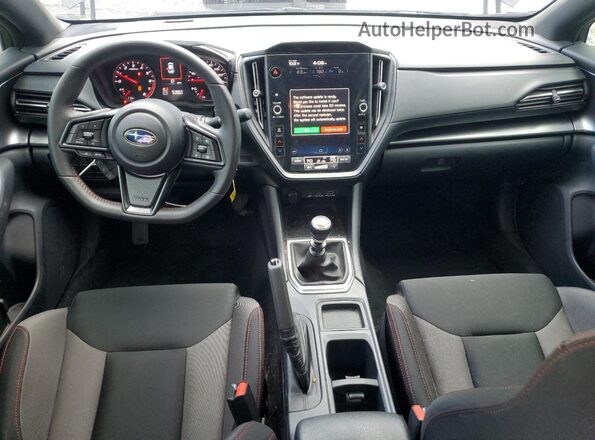 JF1VBAB65R9802291 2024 SUBARU WRX Black Առջևի վահանակի տեսք