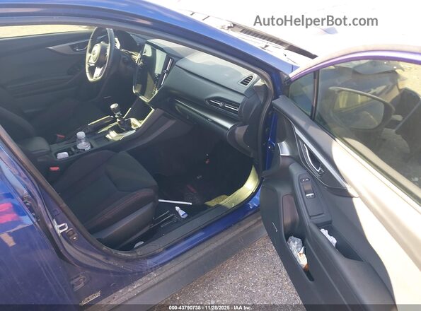 JF1VBAF60N9020517 2022 SUBARU WRX Blue წინა სალონის ხედი