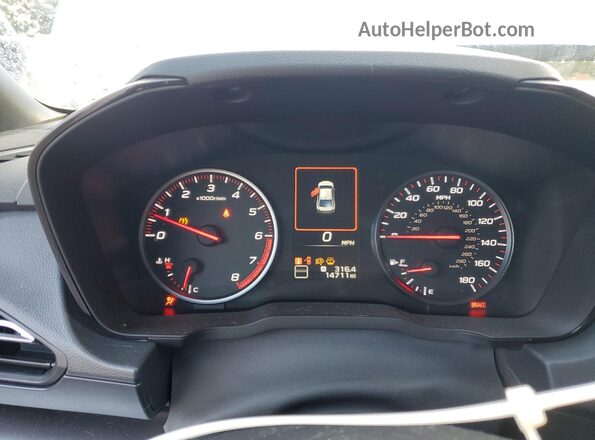 JF1VBAF61P9816292 2023 SUBARU WRX Белый Вид щитка приборов