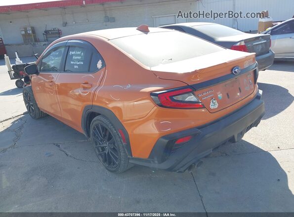 JF1VBAF62N9010264 2022 SUBARU WRX Orange Задня ліва чверть