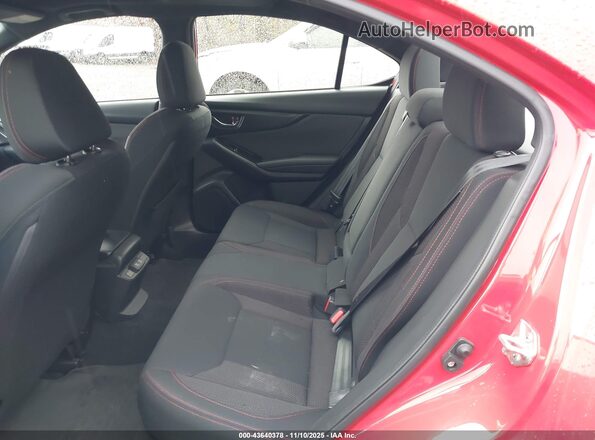 JF1VBAF69N9005692 2022 SUBARU WRX Red Vista de la etiqueta del VIN