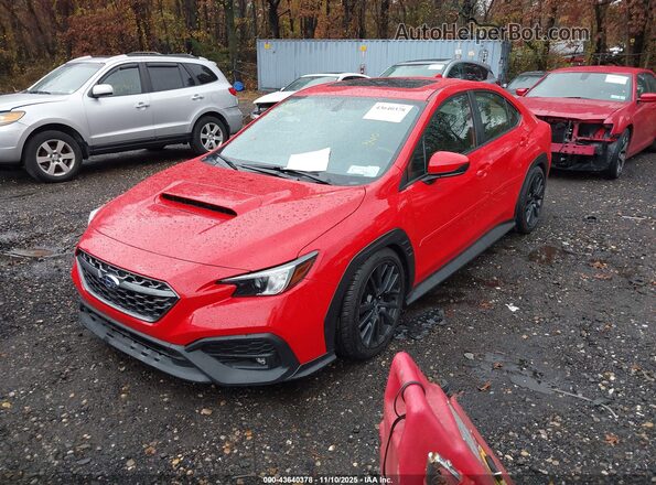 JF1VBAF69N9005692 2022 SUBARU WRX Red Vista tres cuartos delantera izquierda