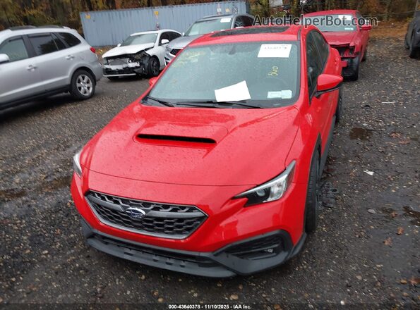JF1VBAF69N9005692 2022 SUBARU WRX Red Vista del cuadro de instrumentos