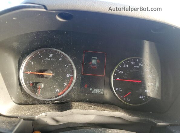 JF1VBAF6XP9812435 2023 SUBARU WRX Blue Սարքավորումների վահանակի տեսք