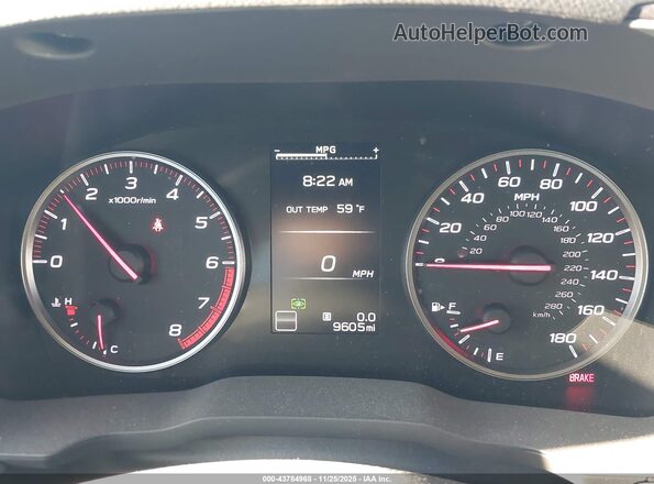 JF1VBAH60S9801966 2025 SUBARU WRX Silver Widok tylnych siedzeń