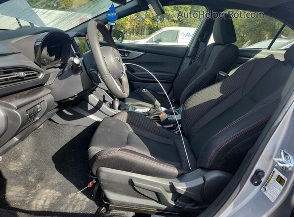 JF1VBAH61R9813232 2024 SUBARU WRX Silver წინა სალონის ხედი