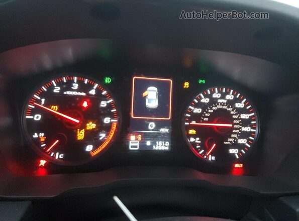 JF1VBAH64R9819090 2024 SUBARU WRX Gray Вид щитка приладів