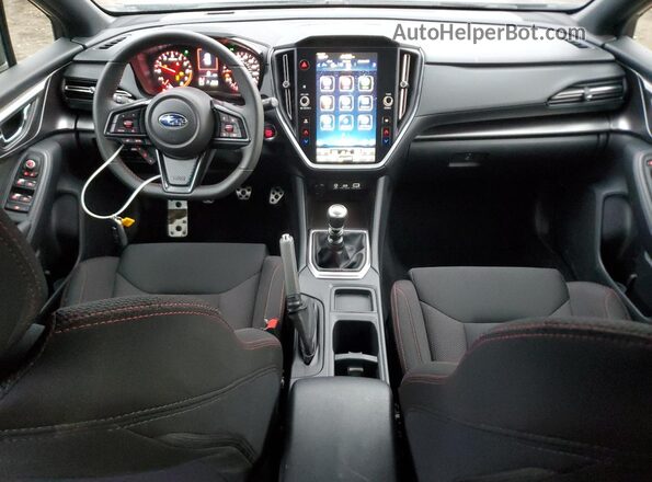 JF1VBAH64R9819090 2024 SUBARU WRX Gray Вид панелі приладів