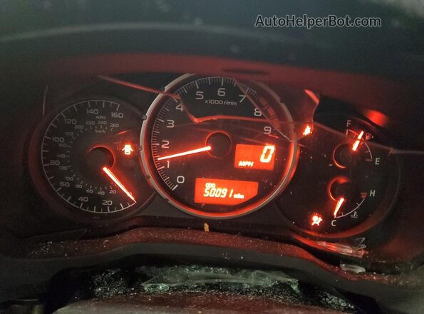 JF1ZCAB18G9602022 2016 SUBARU BRZ White Вид щитка приладів
