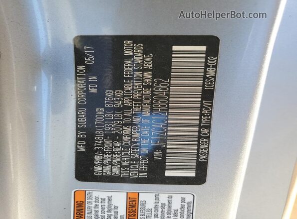JF1ZCAC12H8604662 2017 SUBARU BRZ Tan Engine compartment view