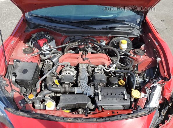 JF1ZCAC12J9602085 2018 SUBARU BRZ Red Вид задньої частини салону