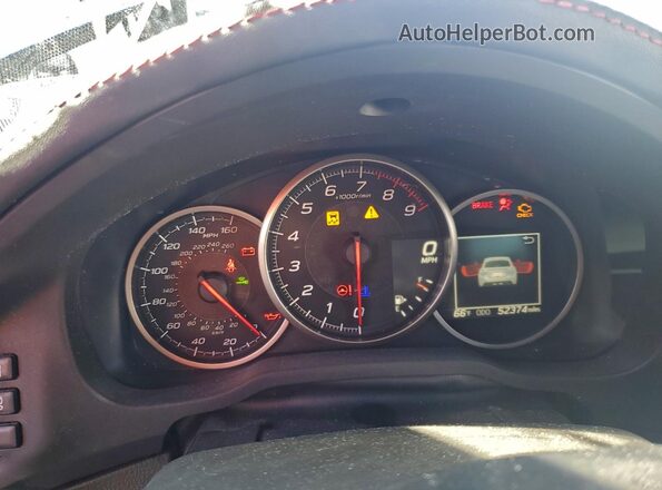 JF1ZCAC13L9700979 2020 SUBARU BRZ Blue Widok zestawu wskaźników