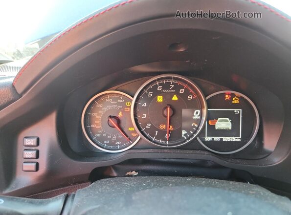 JF1ZCAC18K9601752 2019 SUBARU BRZ Синий Вид щитка приборов