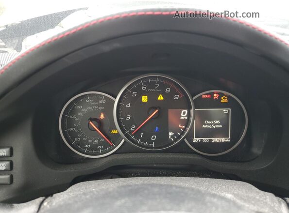 JF1ZCAC19L9701831 2020 SUBARU BRZ White ხელსაწყოთა პანელის ხედი
