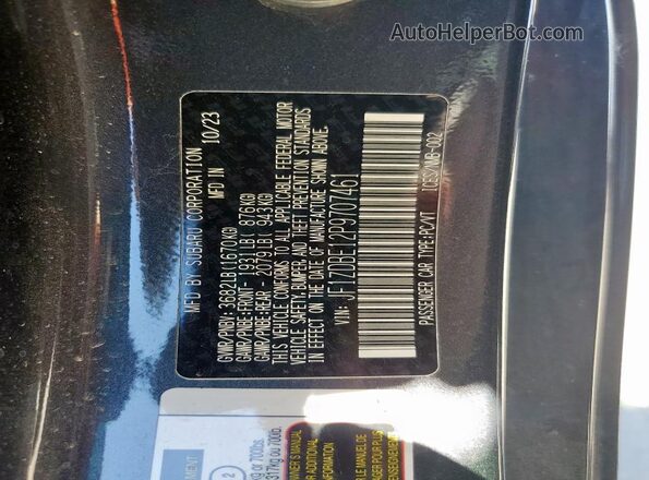 JF1ZDBE12P9707461 2023 SUBARU BRZ Угольный 