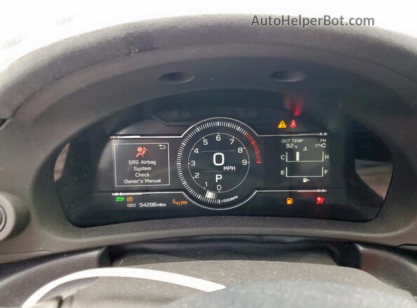 JF1ZDBF16N8700918 2022 SUBARU BRZ Silver Instrument cluster view