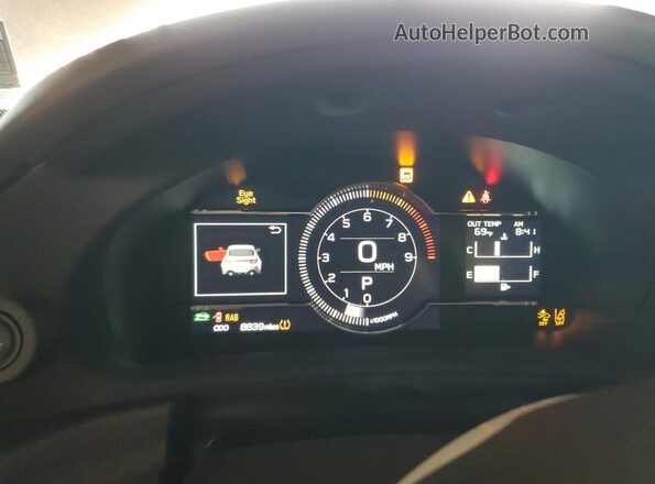 JF1ZNBC16P8752148 2023 TOYOTA GR Black Instrument cluster view