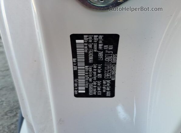 JF1ZNBF11P8753963 2023 TOYOTA GR White Vista del compartimento del motor