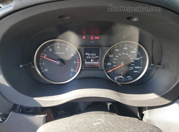 JF2GPABC2G9234526 2016 SUBARU CROSSTREK Beige Instrument cluster view