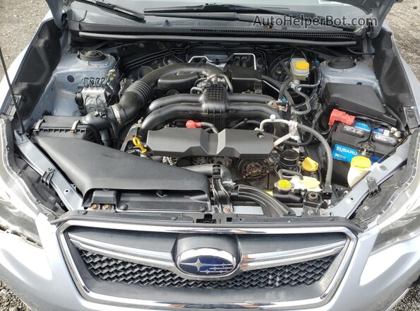 JF2GPABC5H8226900 2017 SUBARU CROSSTREK Silver ძრავის განყოფილების ხედი