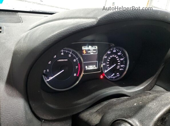 JF2GPADC5G8245488 2016 SUBARU CROSSTREK Черный Вид щитка приборов