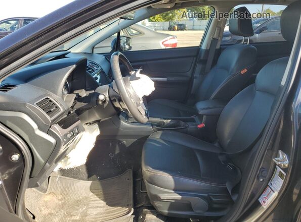 JF2GPANC3H8255727 2017 SUBARU CROSSTREK Black Vista interior delantera
