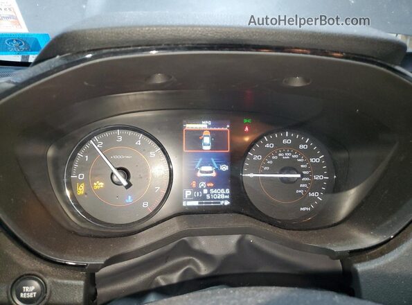 JF2GTABC1NH253583 2022 SUBARU CROSSTREK Gray Vista del cuadro de instrumentos