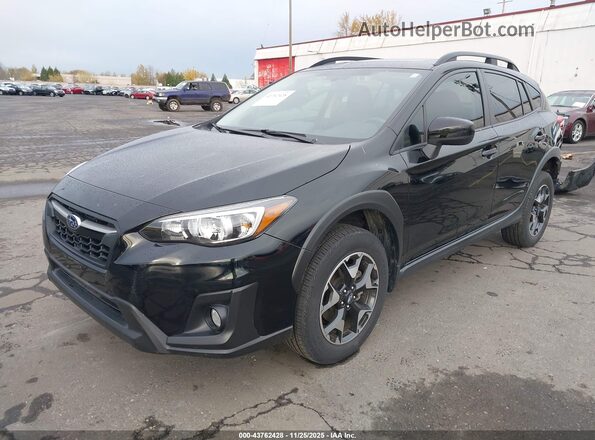 JF2GTAEC4LH219050 2020 SUBARU CROSSTREK Black Vista tres cuartos delantera izquierda