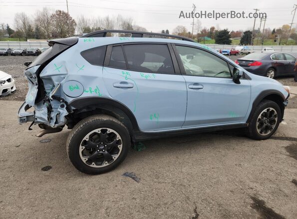 JF2GTAEC5NH282323 2022 SUBARU CROSSTREK Blue Trasero derecho