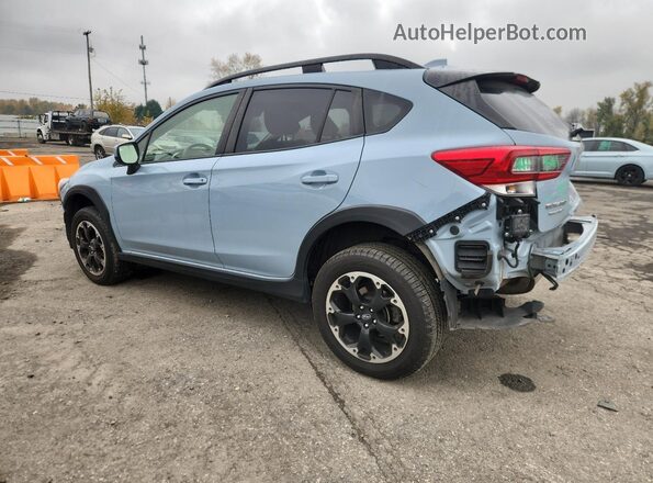 JF2GTAEC5NH282323 2022 SUBARU CROSSTREK Blue Trasero izquierdo