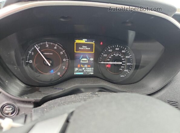 JF2GTAEC5NH282323 2022 SUBARU CROSSTREK Blue Vista del cuadro de instrumentos