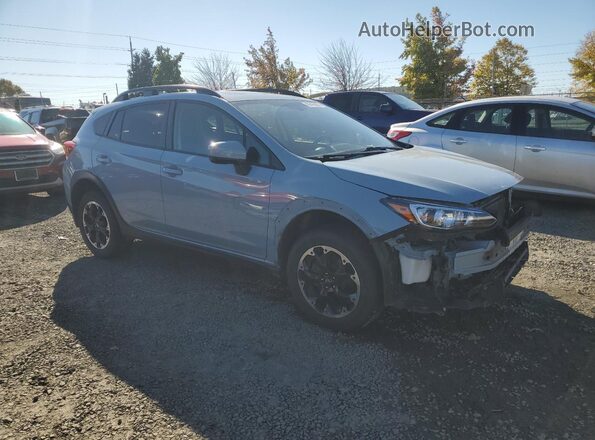 JF2GTAEC6N8236466 2022 SUBARU CROSSTREK Turquoise Delantero derecho