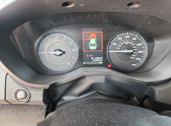 JF2GTAECXL8228738 2020 SUBARU CROSSTREK Белый Вид щитка приборов