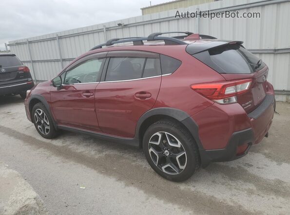 JF2GTAMC1JH234264 2018 SUBARU CROSSTREK Burgundy Հետևի ձախ