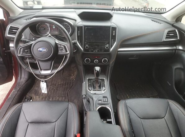 JF2GTAMC1JH234264 2018 SUBARU CROSSTREK Burgundy Առջևի վահանակի տեսք