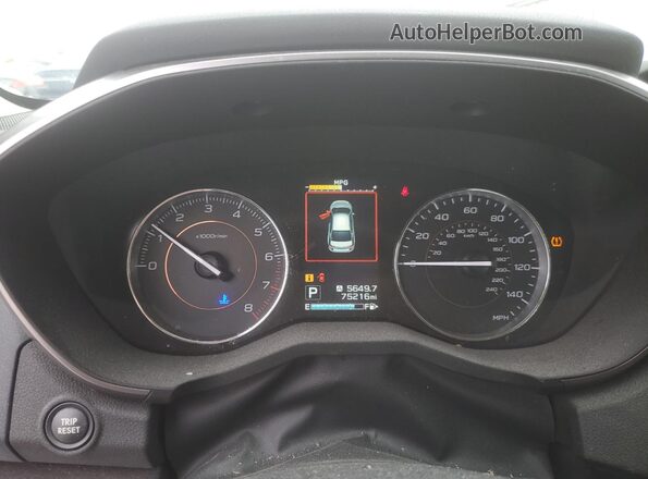JF2GTAMC1JH234264 2018 SUBARU CROSSTREK Burgundy Սարքավորումների վահանակի տեսք