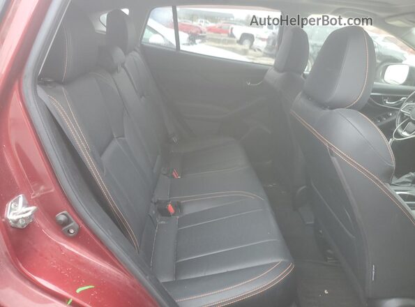 JF2GTAMC1JH234264 2018 SUBARU CROSSTREK Burgundy Հետևի նստատեղերի տեսք