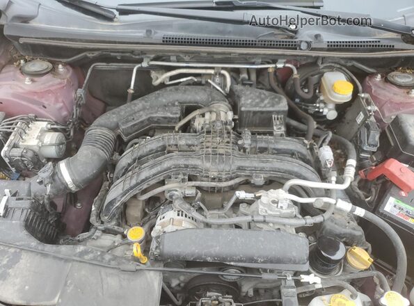 JF2GTAMC1JH234264 2018 SUBARU CROSSTREK Burgundy Սալոնի հետևի տեսք