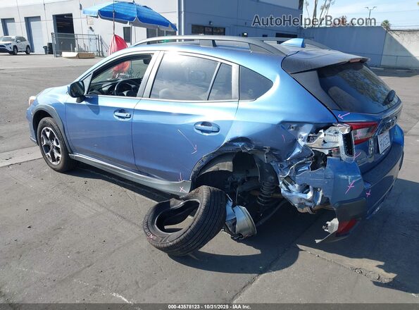 JF2GTAPC1L8226552 2020 SUBARU CROSSTREK Blue Trasero izquierdo
