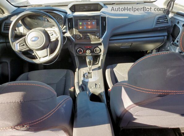JF2GTAPC6M8246992 2021 SUBARU CROSSTREK Silver Dashboard view