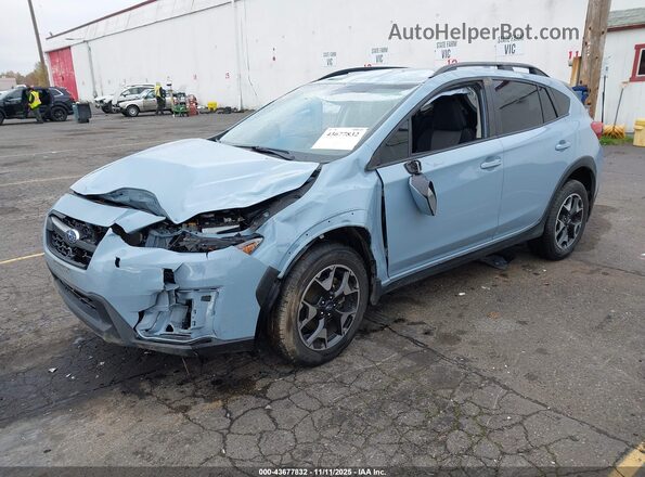 JF2GTAPC7LH245560 2020 SUBARU CROSSTREK Blue Vista tres cuartos delantera izquierda