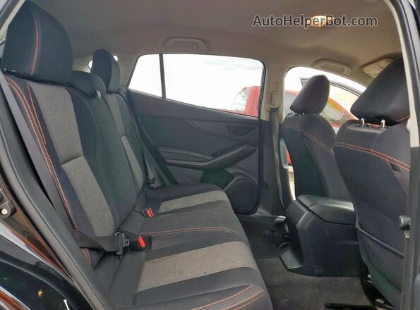 JF2GTAPC7M8282321 2021 SUBARU CROSSTREK Black უკანა სავარძლების ხედი