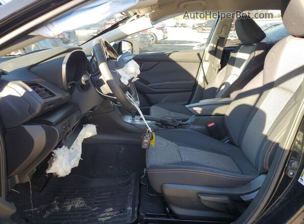 JF2GTAPC7N8224744 2022 SUBARU CROSSTREK Black წინა სალონის ხედი