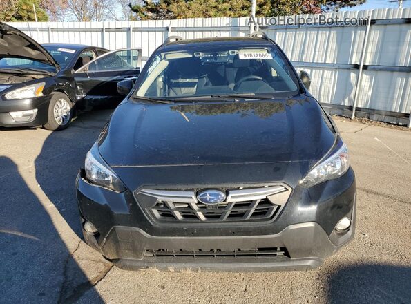 JF2GTAPC7N8224744 2022 SUBARU CROSSTREK Black წინა ხედი