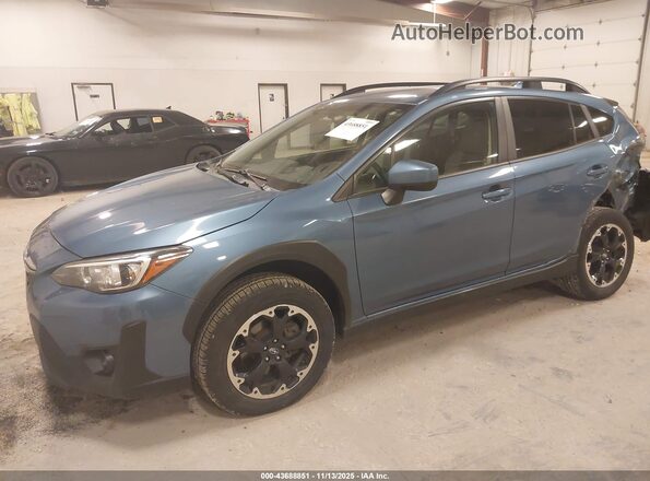 JF2GTAPC7NH287519 2022 SUBARU CROSSTREK Blue Передня ліва чверть