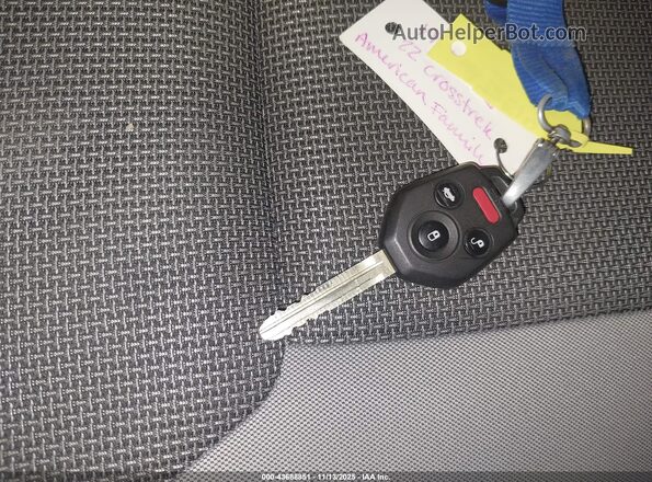 JF2GTAPC7NH287519 2022 SUBARU CROSSTREK Blue Вид панелі приладів